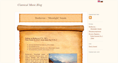 Desktop Screenshot of classicalmusicblog.com